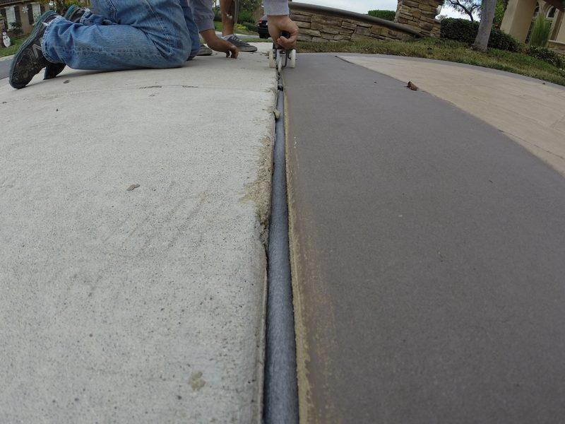 Rod rolled to depth before any sealant goes in